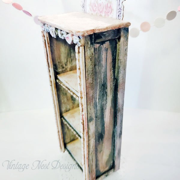 Old Heirloom Cabinet No.75 Dollhouse Miniature Handmade image 5