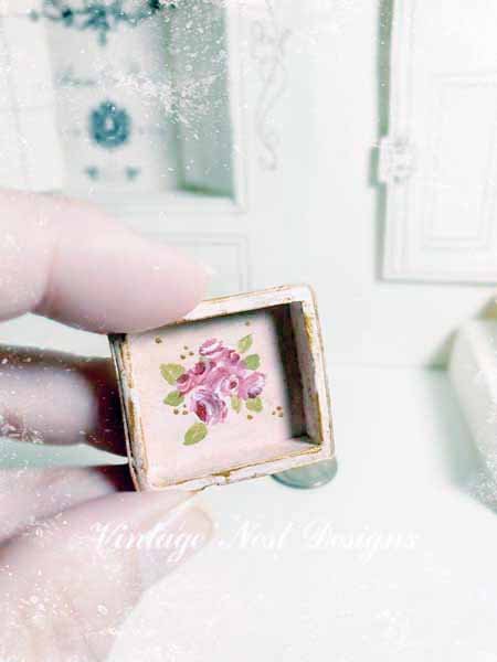 Tray No.2 Dollhouse Miniature Handmade image 2