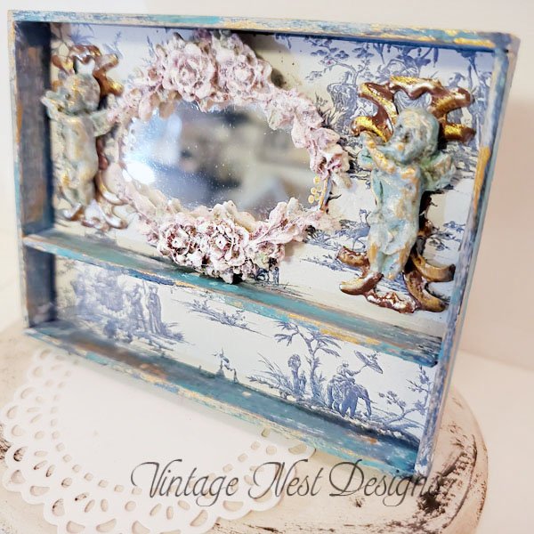 Cabinet Shelf No.75 Dollhouse Miniature Handmade image 7