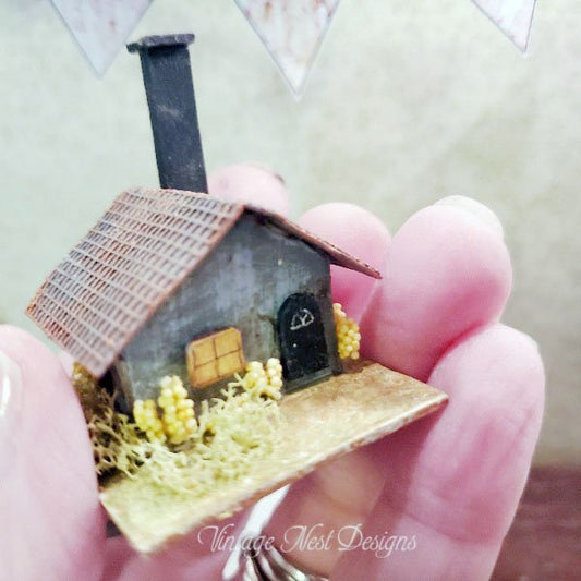 Putz House No.36 Handmade Miniature image 1