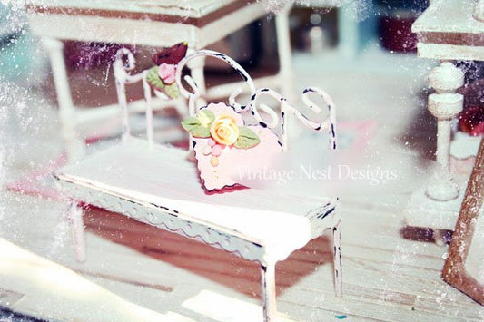 Bench No.6 Dollhouse Miniature Handmade image 2