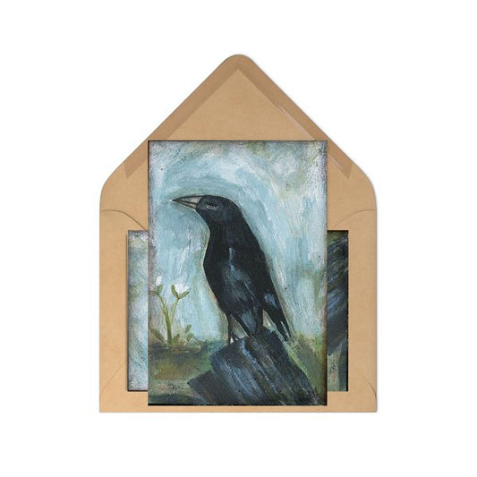 Old Crow No.1 Digital Prints Acrylic Painting image 1