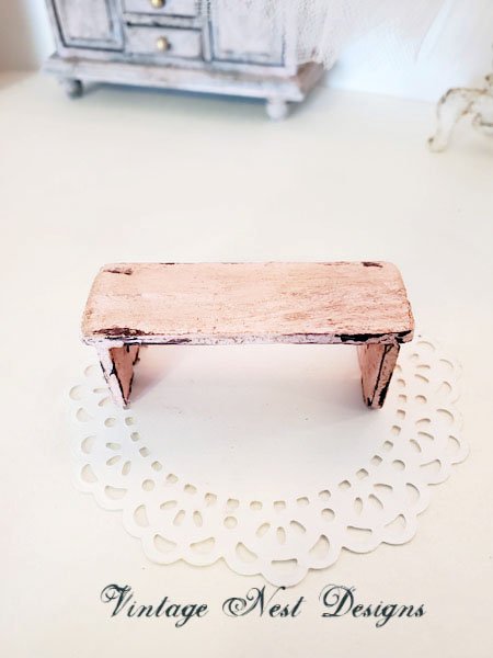Bench No.12 Dollhouse Miniature Handmade image 4