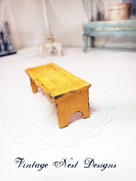 Bench No.22 Dollhouse Miniature Handmade image 3