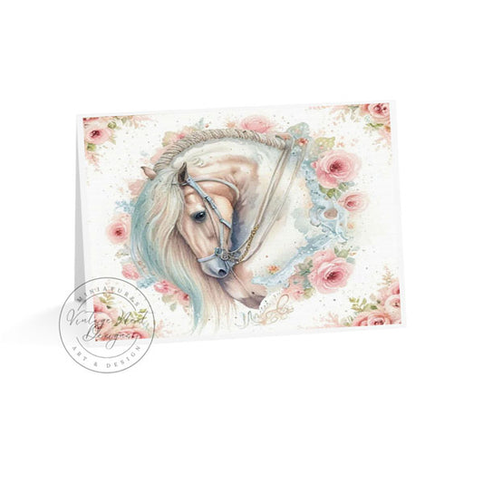 Digital Print Andalusian Horse Greetings No.1 Instant Download