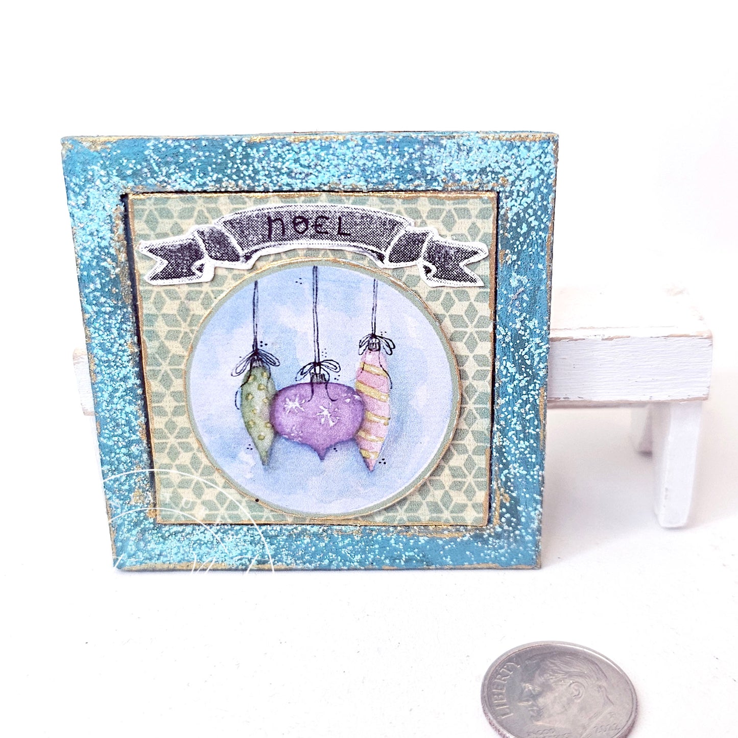 Miniature Christmas Bulbs No.5:1 Handmade for Dollhouse