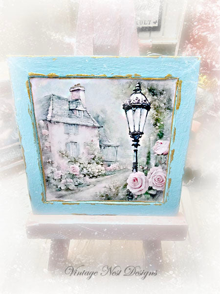 Miniature Cottage House No.7-1 Handmade Dollhouse Wall Decor 1:12 Scale