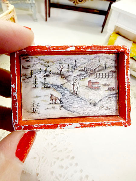 Dollhouse Miniature Country Life No.7:2 Doll Accessories Wall Decor 112 Scale