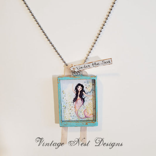 Under the Sea Mermaid No.1:3 Dollhouse Miniature Handmade