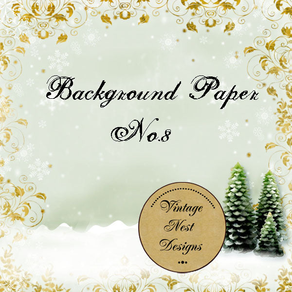 Digital Scrapbooking Background Page No.8 Instant Download