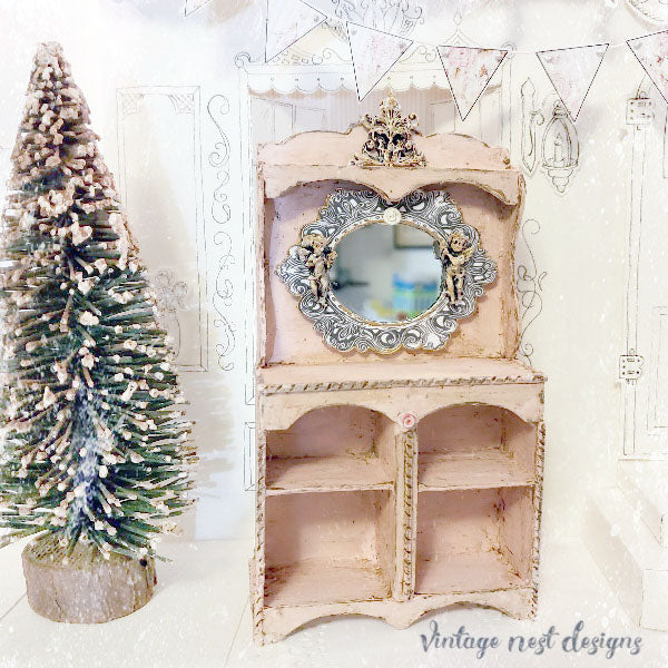Digital Print Cabinet No.1 Dollhouse Pattern Furniture DIY