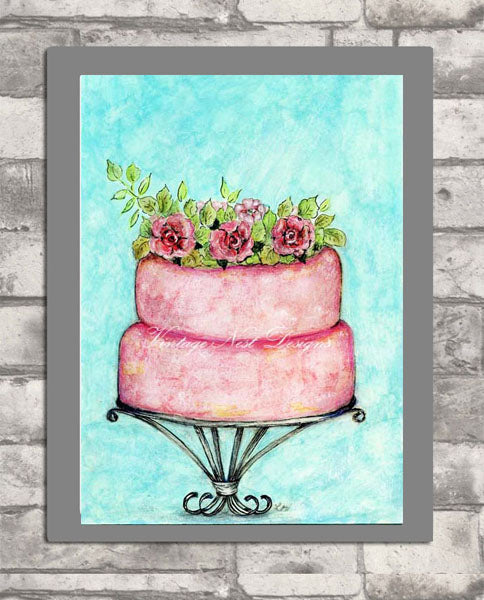 Digitaldruck Torte Nr. 10 Acrylbild Sofortiger Download