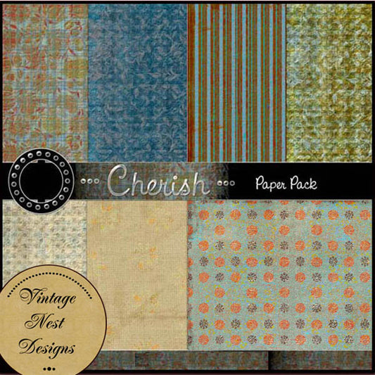 Digital Scrapbooking Cherish Kit Digital Instant Download