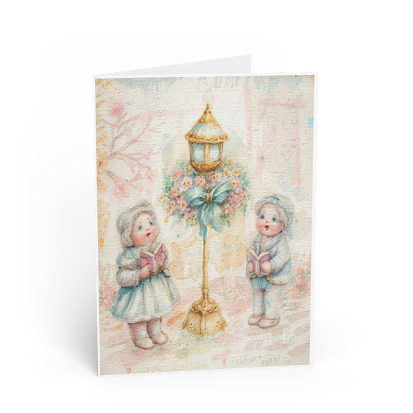 Weihnachtliche Kinder-Sternsinger Nr. 1:2 ACEO Digitaldruck-Illustration