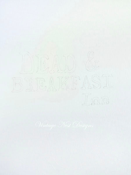 Dead & Breakfast No.1 Digital Print Watercolor Painting