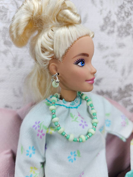 Bar bie Fashion Doll Outfit No.10 Handmade 11.5" Scale Clothes
