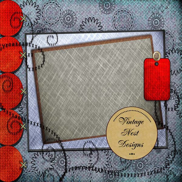Digital Scrapbooking Misfits Quick Page No.1 Illustration Instant Download