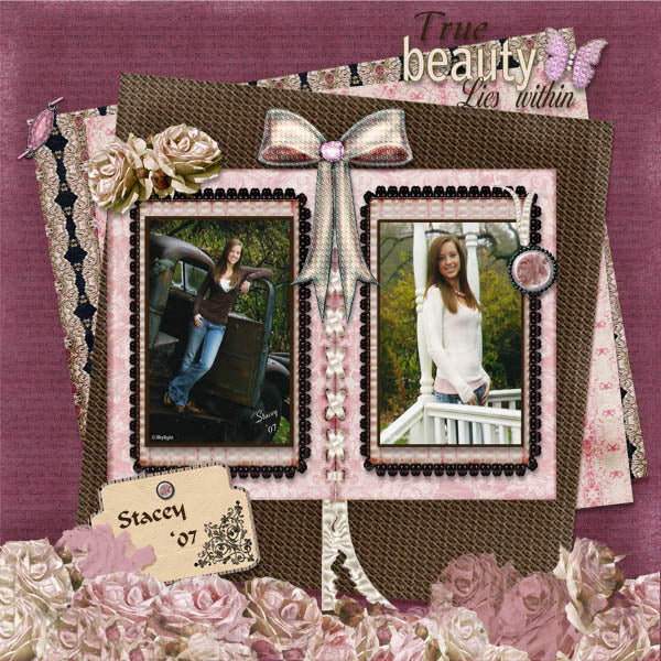 Digital Scrapbooking Shabby Romance Kit Instant Download