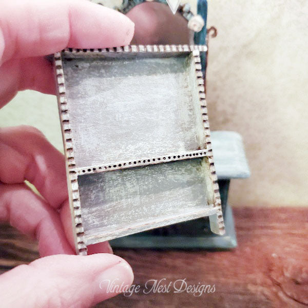 Miniature Shelf No.86 Handmade for Dollhouse