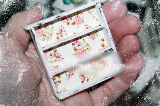 Shelf No.4 Dollhouse Miniature Handmade image 1