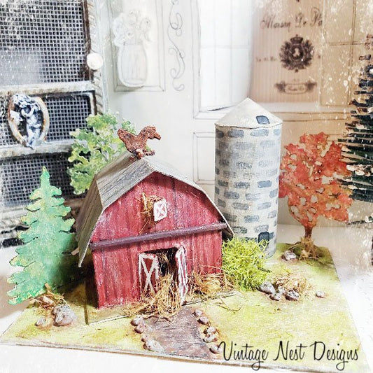 Barn No.1 Handmade Miniature image 1
