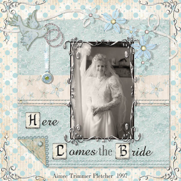 Digital Scrapbooking Sophia Quick Page No.2 Instant Download
