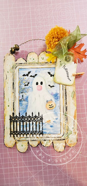 Ghost blowing a pink bubble Project