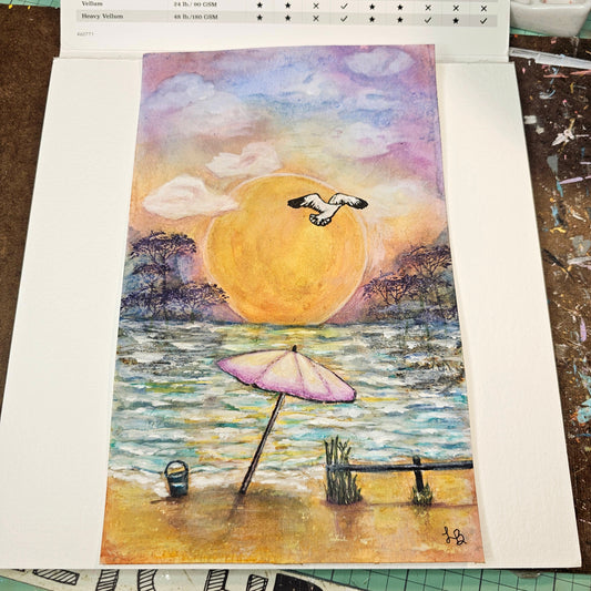 Summer Sunset No.2 Watercolor