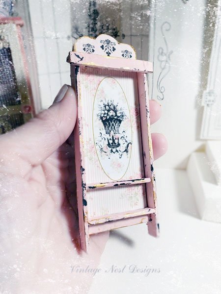 Cabinet Shelf No.60 Dollhouse Miniature Handmade image 3