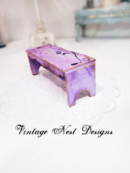 Bench No.16 Dollhouse Miniature Handmade image 2