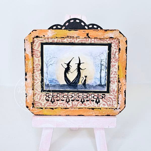 Dancing Witches No.1:4 Dollhouse Miniature Handmade image 2