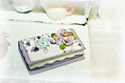 Box No.29 Dollhouse Miniature Handmade for Dolls image 2