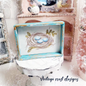 Bird Nest No.1:1 Dollhouse Miniature Handmade Wooden Framed Art image 0