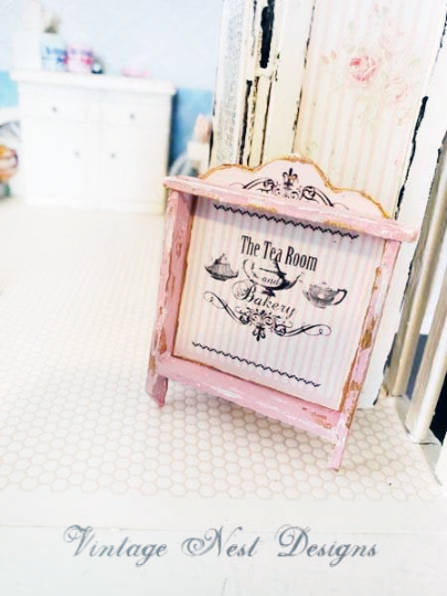 Cabinet Shelf No.99 Dollhouse Miniature Handmade image 5