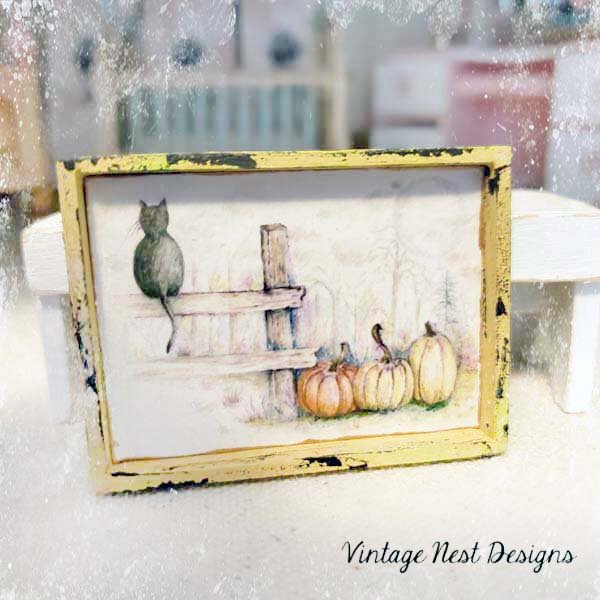 Pumpkin Patch No.1:1 Dollhouse Miniature Handmade image 2