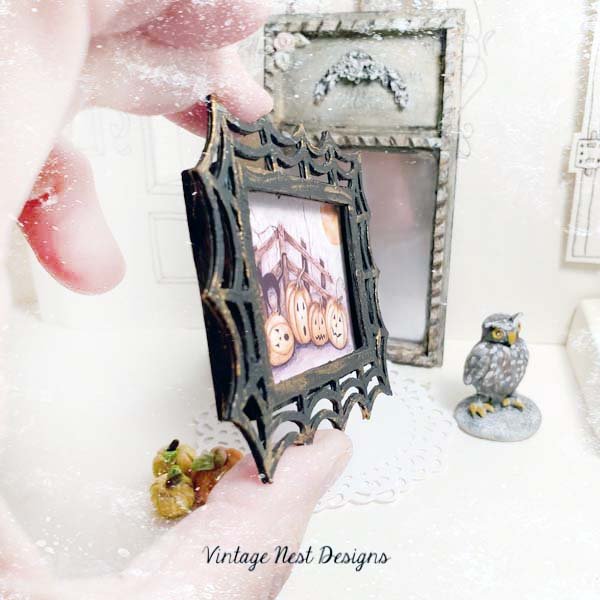 Halloween Pumpkins No.6:1 Dollhouse Miniature Handmade image 2
