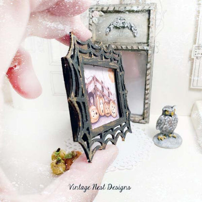 Halloween Pumpkins No.6:1 Dollhouse Miniature Handmade image 2