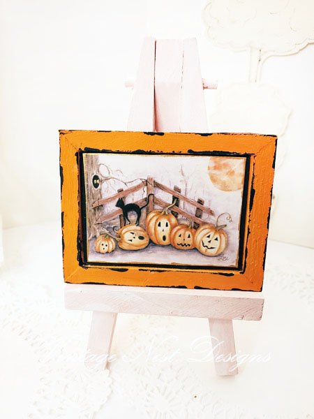 Halloween Pumpkins No.6:4 Dollhouse Miniature Handmade image 1