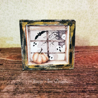 Halloween Ghosts No.1:2 Dollhouse Miniature Handmade image 0
