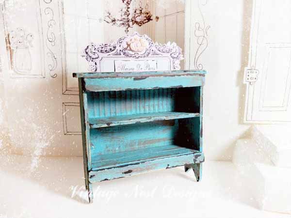 Cabinet No.61 Dollhouse Miniature Handmade image 0