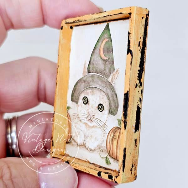 Halloween Kitten No.1:1 Digital Print Watercolor Painting image 5
