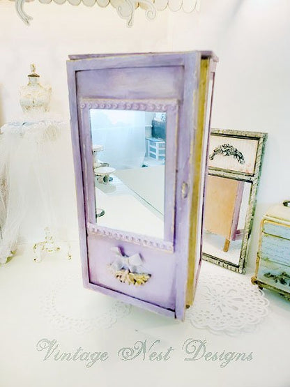 Amoire Wardrobe No.2 Dollhouse Miniature Handmade image 0