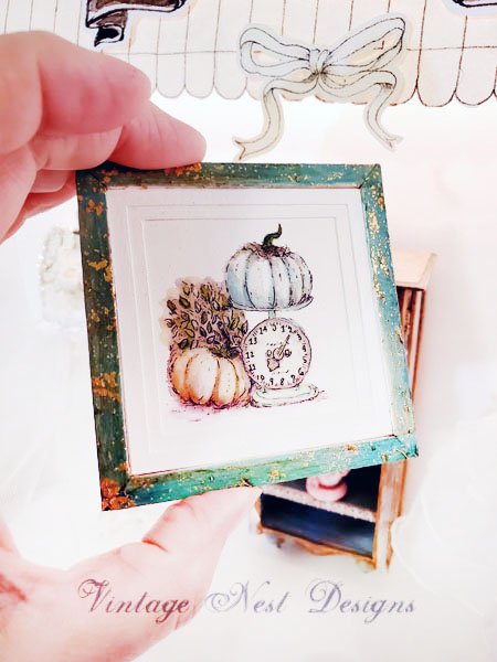 Pumpkins on a Scale No.1:4 Dollhouse Miniature Handmade image 4