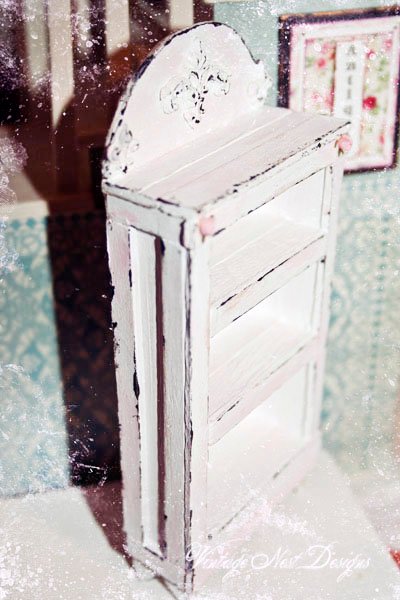 Cabinet No.3 Dollhouse Miniature Handmade image 3