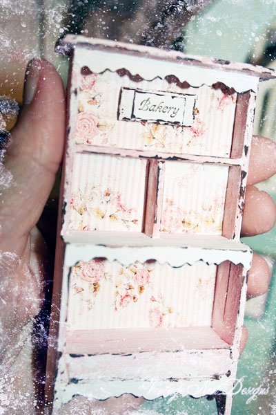 Cabinet No.4 Dollhouse Miniature Handmade image 2
