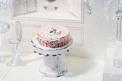 Box No.40 Dollhouse Miniature Handmade image 0