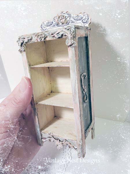Cabinet No.49 Dollhouse Miniature Handmade Diorama Room Shadow Box image 2