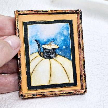 Dollhouse Miniature Pumpkin Kitty No.1:2 image 7