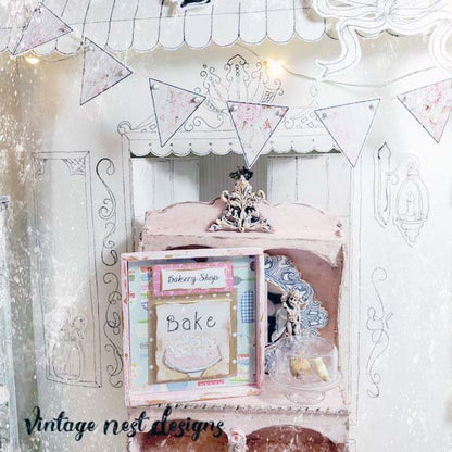Bakery Sign No.18 Dollhouse Miniature Handmade image 6