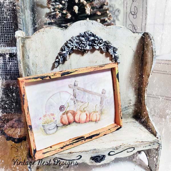 Pumpkin Patch No.3:1 Dollhouse Miniature Handmade image 3